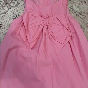 Zara Pink Formal Kids Dress with Elegant Bow